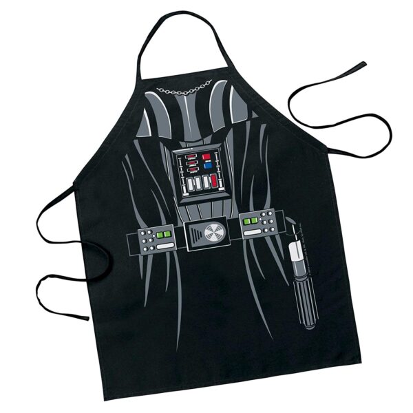 Delantal de Star Wars, Algodón, Negro, Estándar - Imagen 1