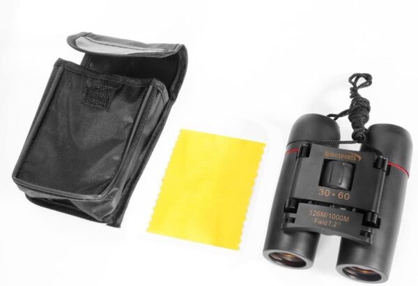 Binóculos plegables 30x60 con visión nocturna con poca luz para observación, viajes, excursiones, caza, etc. - Imagen 3
