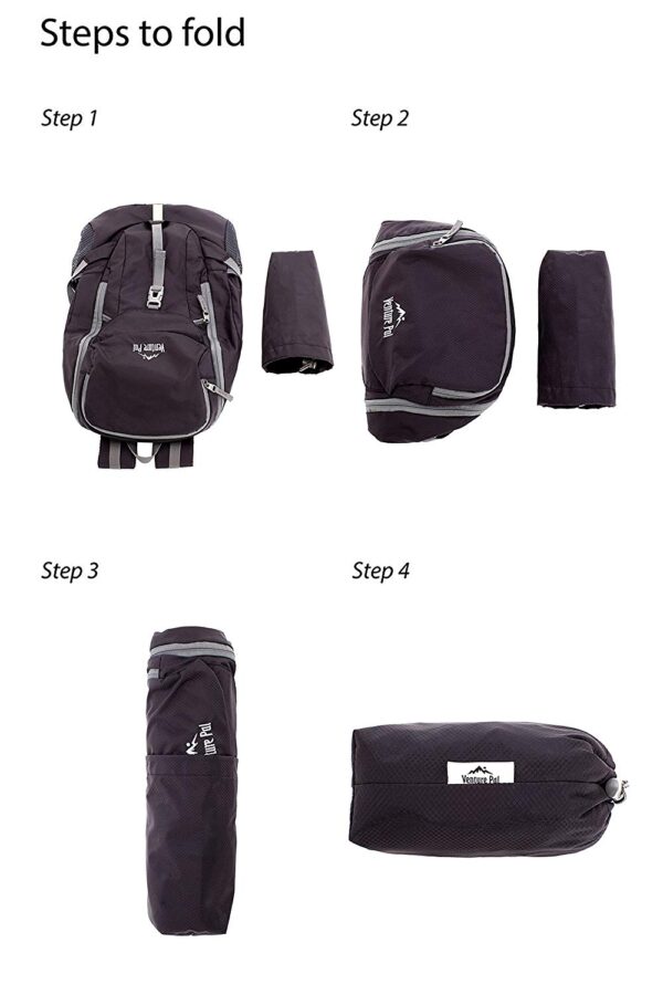 Mochila de senderismo grande Venture Pal - Mochila de viaje liviana y duradera empacable Mochila de viaje - Imagen 7