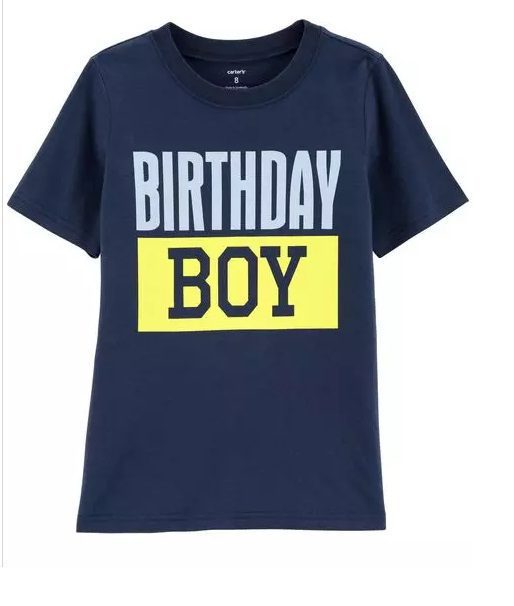 5 Carters camiseta De Cumpleaños Para Niños Talla 6 - Imagen 1