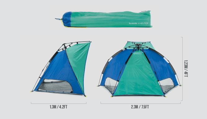 Auto-Ezee-Tahiti-Shelter Tienda de campaña, Sun Shelter TAHITI - Imagen 1