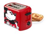 Tostadora de 2 rebanadas Mickey Mouse Disney DCM-21, rojo / negro