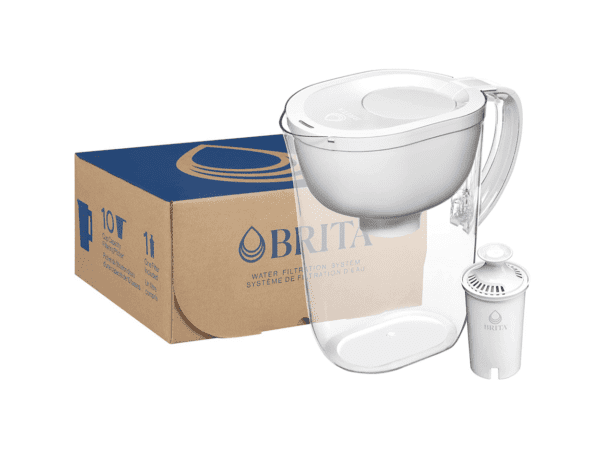 Pichel - Brita grande 10 tazas de diario jarra de agua Incluye filtro – sin BPA – color blanco - Imagen 12