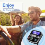 Adaptador de radio para automóvil Kit de auto con llamada de manos libresABOX Trekpow F10 Transmisor de FM Bluetooth para Auto-Wireless Bluetooth 4.2 , 3 puertos USB, pantalla LED, tarjeta TF de soporte, U-Disk, salida AUX - Imagen 7