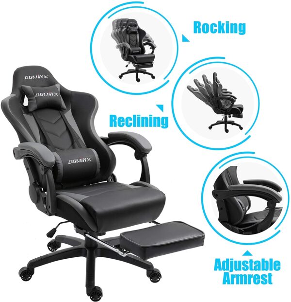 SILLA DE JUEGO GAMER DOWINX Gaming Chair LS-6688 - Imagen 7