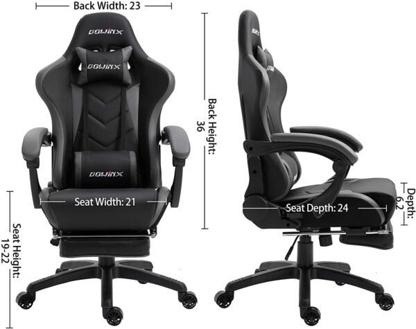 SILLA DE JUEGO GAMER DOWINX Gaming Chair LS-6688 - Imagen 3