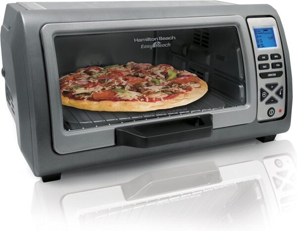 Hamilton Beach Horno tostador de convección digital de fácil alcance MODELO 31128 - Imagen 1