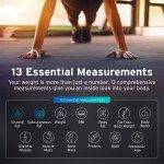 Pesa Báscula de grasa corporal Etekcity  con Bluetooth inteligente, aprobada por la FDA, báscula digital inalámbrica para baño, analizador de composición corporal de 13 elementos esenciales con aplicación, plataforma más grande, peso, BMI, grasa corporal y más - Imagen 10