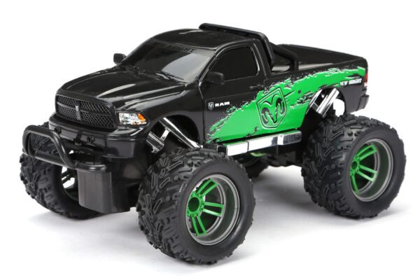 CARRO CONTROL REMOTO RAM NEW BRIGHT 1:16RC TRUCKS 2.4GHZ VERDE - Imagen 4