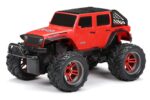 CARRO CONTROL REMOTO JEEP NEW BRIGHT 1:16RC TRUCKS 2.4GHZ NARANJA