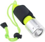 FOCO Linterna - emart CREE XM-L T6 1600 lúmenes linterna LED de buceo bajo el agua buceo – Linterna impermeable Submarino 1 x 18650 batería (no incluido) - Imagen 8