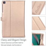 Estuche para Galaxy Tab A 10.1 2019 modelo T510, T515 y T517 (función atril), Dorado - Imagen 6