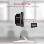 Sistema de vigilancia YI, cámara 1080 p, sistema de seguridad IP inalámbrico para interiores con visión nocturna, ideal para hogares, oficina, vigilancia de bebés y mascotas, con aplicación iOS y Android, servicio en la nube disponible - Imagen 7