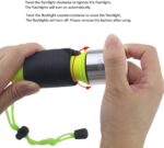 FOCO Linterna - emart CREE XM-L T6 1600 lúmenes linterna LED de buceo bajo el agua buceo – Linterna impermeable Submarino 1 x 18650 batería (no incluido) - Imagen 5