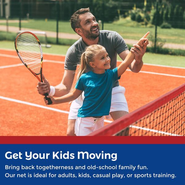 Juego de Net Set 10 pies - Portable Multiuso con ajuste de altura, Badminton , Soccer, Tennis, Pickleball, Kids Volleyball - Exterior o Interior - Imagen 7