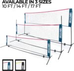 Juego de Net Set 10 pies - Portable Multiuso con ajuste de altura, Badminton , Soccer, Tennis, Pickleball, Kids Volleyball - Exterior o Interior