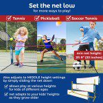 Juego de Net Set 10 pies - Portable Multiuso con ajuste de altura, Badminton , Soccer, Tennis, Pickleball, Kids Volleyball - Exterior o Interior - Imagen 6