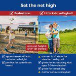 Juego de Net Set 10 pies - Portable Multiuso con ajuste de altura, Badminton , Soccer, Tennis, Pickleball, Kids Volleyball - Exterior o Interior - Imagen 5