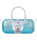 Bolso de niña Girls Flip Sequin Llamacorn Case Color celeste.