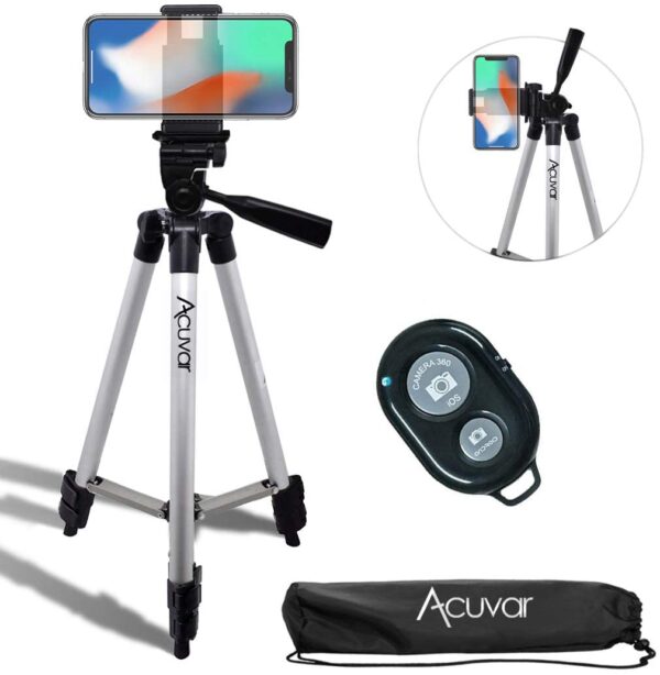 Trípodes para Smartphone Acuvar + control bluetooh - Imagen 8