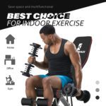 Banco de entrenamiento ajustable, variedad de utilidad para levantamiento de pesas y entrenamiento de fuerza - multiusos para entrenamiento de cuerpo completo - Imagen 6