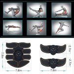 Estimulador de abdominales, estimulador de abdominales, entrenador de abdominales, entrenador de abdominales, estimulador de abdominales, para hombres, mujeres, entrenamiento abdominal, ejercicio, ejercicio, ejercicio, ejercicio, abdominales, musculación, equipo portátil de ABS - Imagen 9