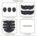 Estimulador de abdominales, estimulador de abdominales, entrenador de abdominales, entrenador de abdominales, estimulador de abdominales, para hombres, mujeres, entrenamiento abdominal, ejercicio, ejercicio, ejercicio, ejercicio, abdominales, musculación, equipo portátil de ABS - Imagen 5