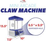 Juguete máquina, pinza con luces LED y música, Inserta monedas como en las máquinas de juegos reales - Imagen 3