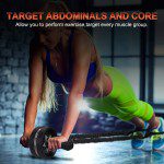 Rodillo abdominal 6 en 1 con rodilleras, bandas de resistencia, almohadillas de empuje, mangos y empuñaduras, equipo perfecto para el gimnasio en casa para hombres y mujeres de EnterSports - Imagen 7