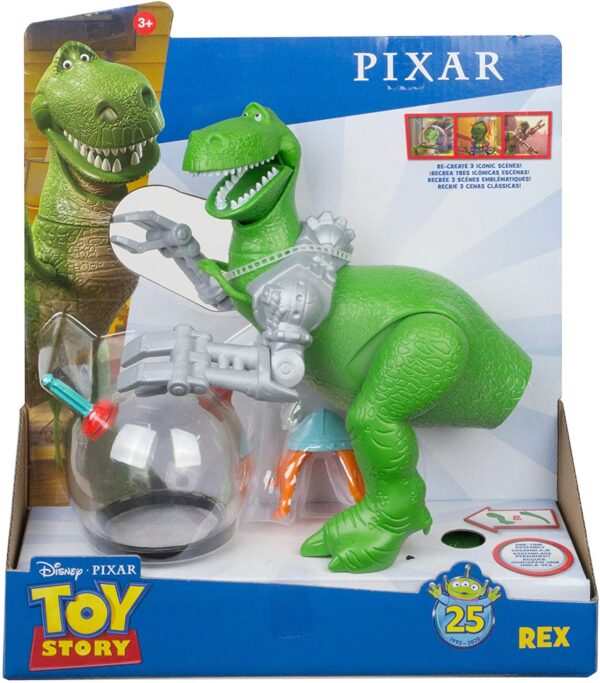 Toy Story Disney y Pixar figura de Rex de 25 aniversario - Imagen 8