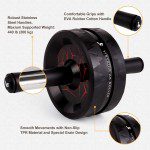Rodillo para entrenamiento de abdominales-Vinsguir - , equipo de ejercicio de rueda de rodillos para entrenamiento de núcleo, rodillo de rueda de abdominales para gimnasio en casa, equipo de entrenamiento para ejercicios abdominales - Imagen 8