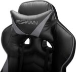 Silla Gamer reclinable ergonómica, silla de piel con reposapiés de RESPAWN 110 Racing Style Gaming Chair, - Imagen 14