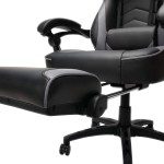 Silla Gamer reclinable ergonómica, silla de piel con reposapiés de RESPAWN 110 Racing Style Gaming Chair, - Imagen 6