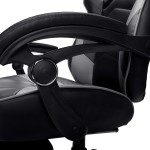 Silla Gamer reclinable ergonómica, silla de piel con reposapiés de RESPAWN 110 Racing Style Gaming Chair, - Imagen 10