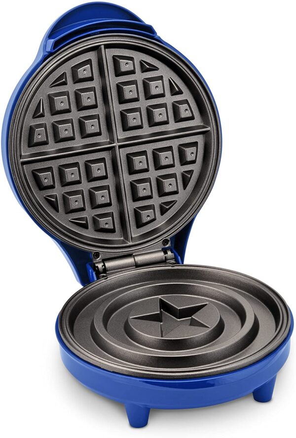 Wafflera Capitan America Marvel MVA-278 Captain America Shield Waflera, azul, Captain America, Azul - Imagen 3