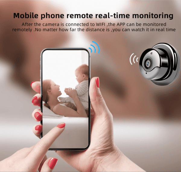 Camara SDETER 1080P Interior Wireless Mini WiFi Camera Home Security Camera IP con Visión Nocturna. - Imagen 9