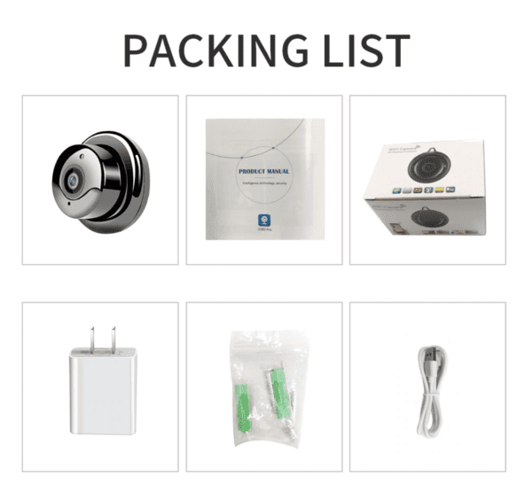 Camara SDETER 1080P Interior Wireless Mini WiFi Camera Home Security Camera IP con Visión Nocturna. - Imagen 6