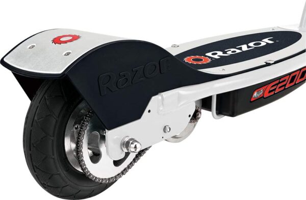 SCOOTER Razor E200 - Patinete eléctrico, color blanco - Imagen 4