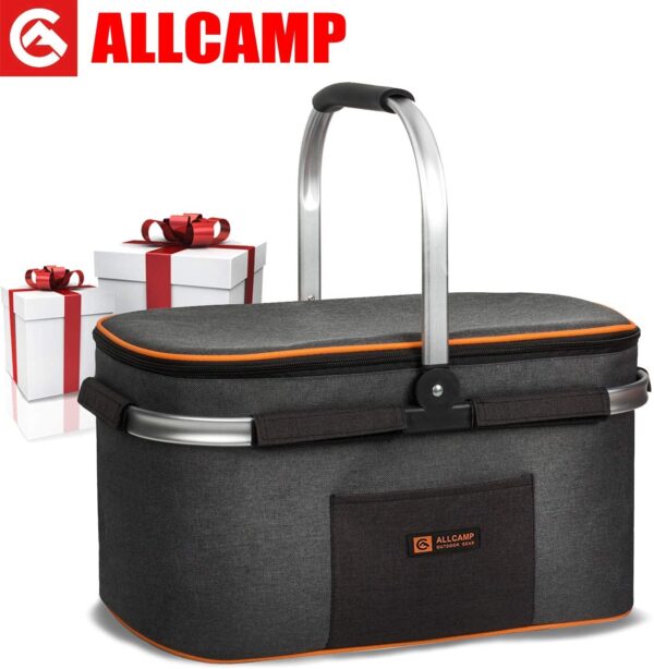 Cesta - Canasta de picnic ALLCAMP Outdoor Gear - 22 L - Imagen 8