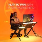 Silla de escritorio de los Vengadores de Marvel para juegos de mesa de oficina y de carreras de ordenador Iron Man - Imagen 5