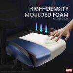 Silla de escritorio de los Vengadores de Marvel para juegos de mesa de oficina y de carreras de ordenador Capitán América - Imagen 9