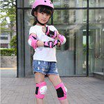 Rodilleras para niños y jóvenes, coderas y muñequeras, 3 en 1, juego de equipo de protección para patinaje en línea, patinaje, patinaje, ciclismo, BMX - Imagen 3