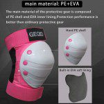 Rodilleras para niños y jóvenes, coderas y muñequeras, 3 en 1, juego de equipo de protección para patinaje en línea, patinaje, patinaje, ciclismo, BMX - Imagen 6