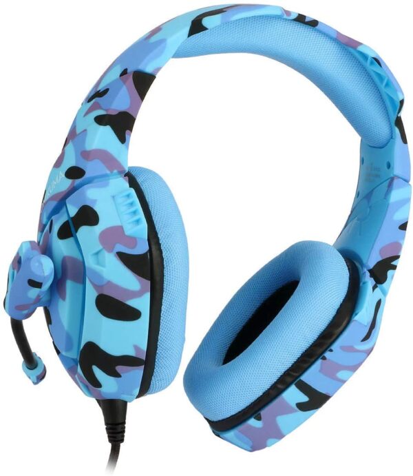 Audifonos para juegos PS4 ONIKUMA K1 PC Gamer estéreo con cable y cancelación de ruido, con micrófono, control de volumen para PlayStation 4 Laptop Tablet teléfono móvil - Imagen 4