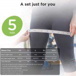 Juego de bandas Profesional de resistencia para tobillo y piernas, bandas de ejercicio para entrenamientos en casa, pilates, yoga, bandas anchas antideslizantes de tela para glúteos - Imagen 4