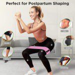 Juego de bandas Profesional de resistencia para tobillo y piernas, bandas de ejercicio para entrenamientos en casa, pilates, yoga, bandas anchas antideslizantes de tela para glúteos - Imagen 3