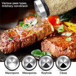 Organizador giratorio de 6 tarros para especias, organizador giratorio para encimera de hierbas y especias con 6 botellas de vidrio (especias no incluidas) - Imagen 5