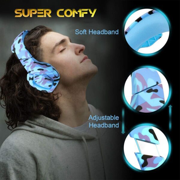 Audifonos para juegos PS4 ONIKUMA K1 PC Gamer estéreo con cable y cancelación de ruido, con micrófono, control de volumen para PlayStation 4 Laptop Tablet teléfono móvil - Imagen 6