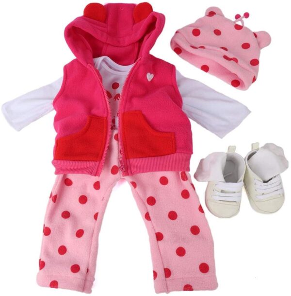 Muñeca de bebé recién nacida de 16 in -Kaydora - , cuerpo suave y pesado, muñeca de silicón hecha a mano realista, 16 pulgadas, Harper - Imagen 3