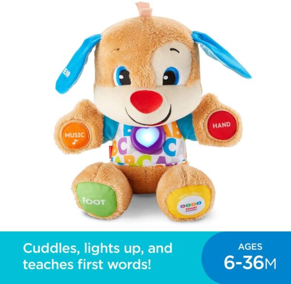 Fisher Price Juguete Peluche Fisher-Price Laugh & Learn Smart Stages Peluche educativo, Perro - Imagen 4
